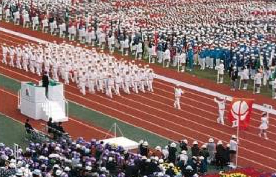 秋季大会開会式の様子